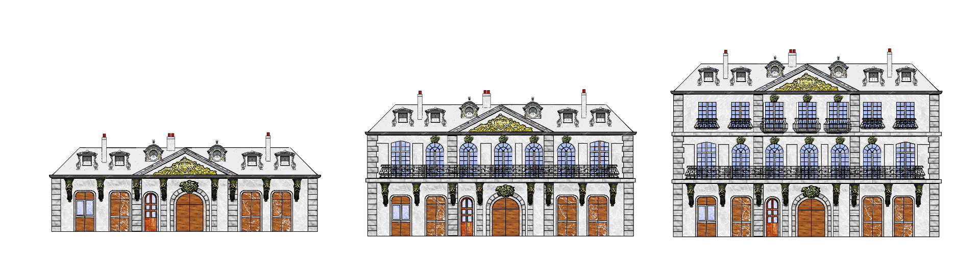 Hôtel particulier inspiré d'un immeuble sis Quai de la Fosse (Nantes)